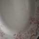 Longwy dish, pink and white Manon model