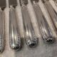 10 silver-plated dessert knives, Empire style, French work?