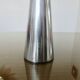 Series of 3 Scandinavian "diabolo" candlesticks in aluminum 1970