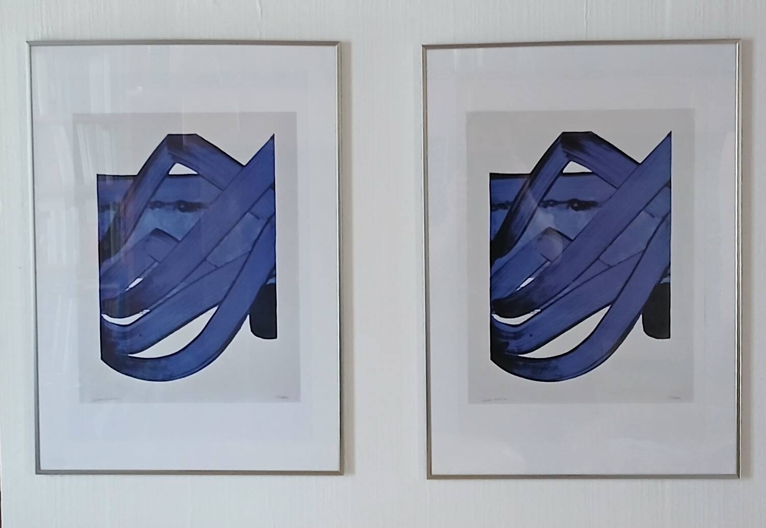 Pierre Soulages d'après sérigraphie n°18 1988