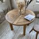 Table ronde en orme Maison Regain