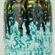 keramia iparművész budapest VASE - colorful drip glaze - hungarian ceramics