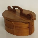 Curved wooden box