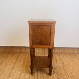 Table de chevet avec plateau en marbre