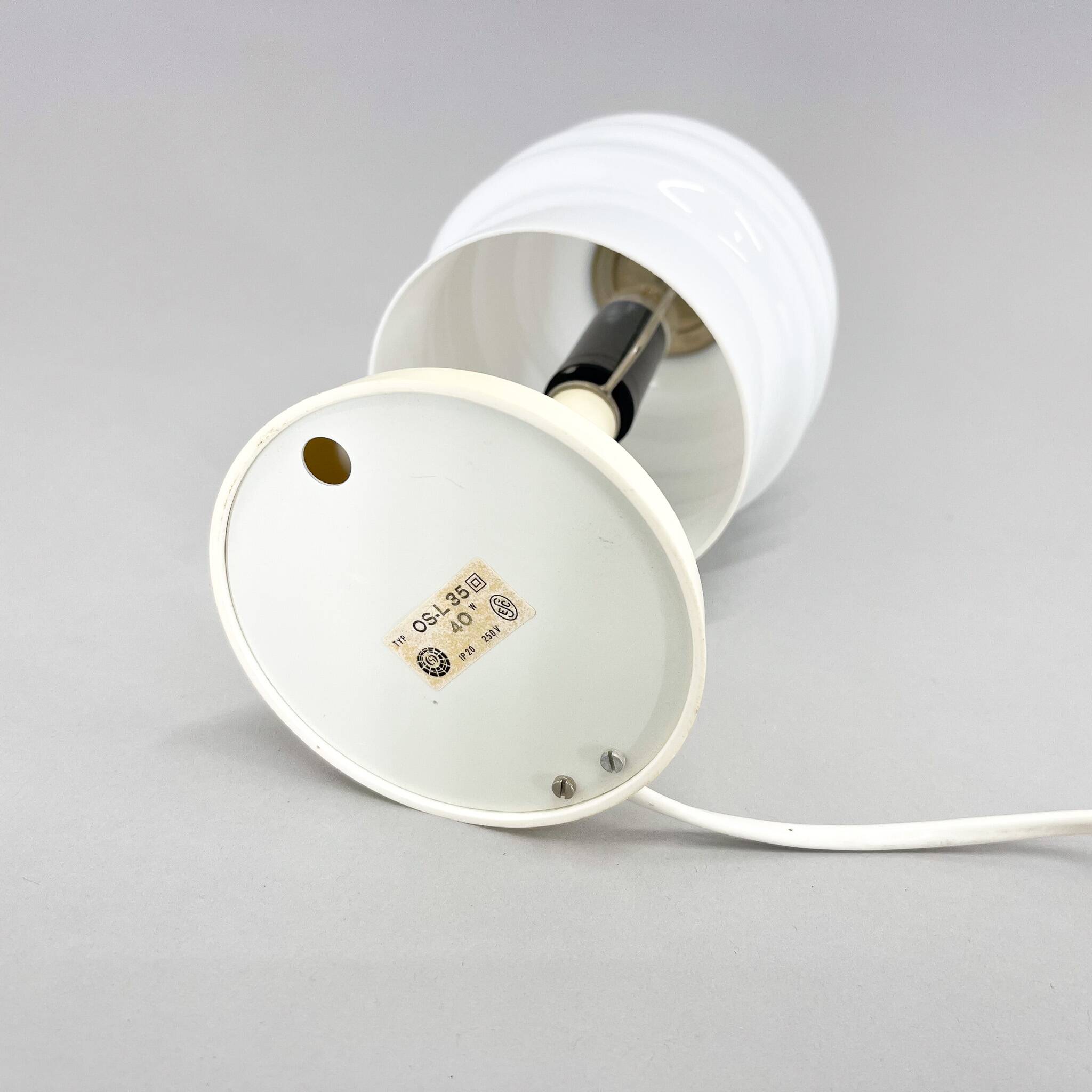 Small Mid-century Plastic Table or Bedside lamp, 1970s