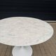 Original round Knoll Tulip dining table (120cm) Arabescato matte LIKE NEW!!