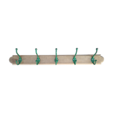 Antique coat rack with 5 hooks.