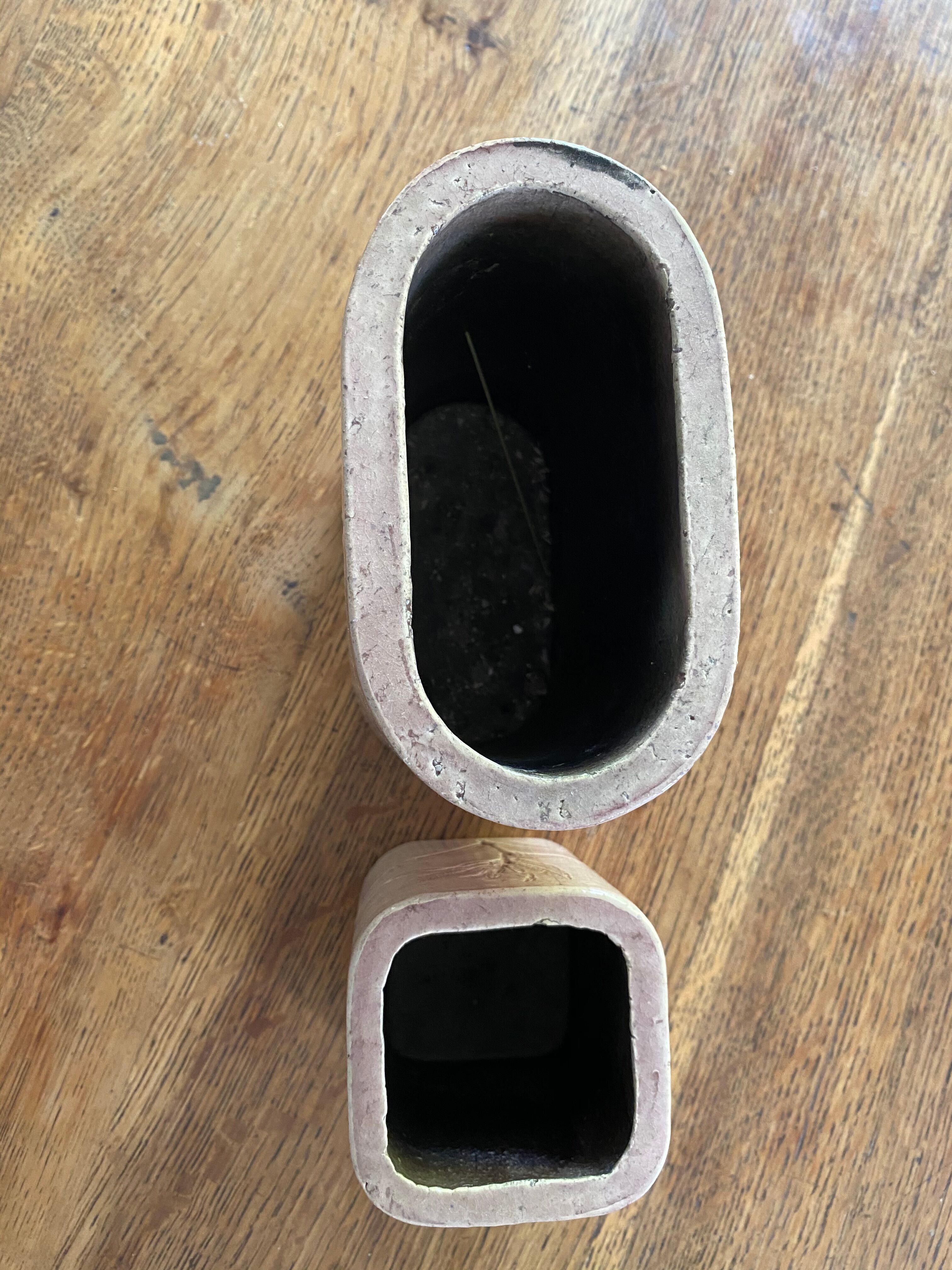 R. Leduc vallauris ceramic vases