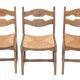 Set of 6 Guillerme and Chambron chairs