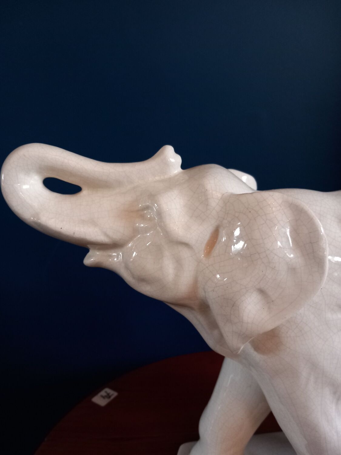 Art deco elephant statue