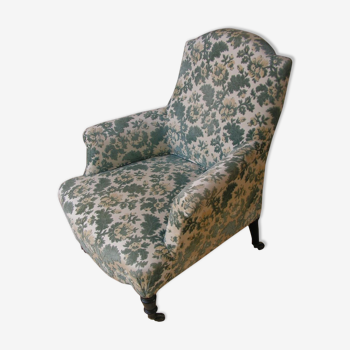 19th century armchair with foliage