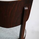 Ensemble de quatre chaises de salle à manger du milieu du siècle des années 1960 par TON