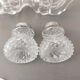 Salt and pepper shaker vintage glass