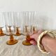 Vintage champagne flutes