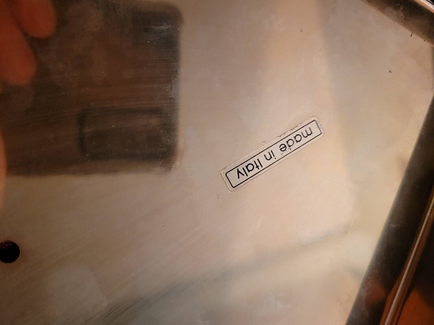 Italian wall light in glass and 24-carat gold plating