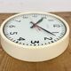 Vintage Beige School Wall Clock from Van Doorn, 1960s