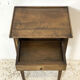 Table de chevet en noyer 1900