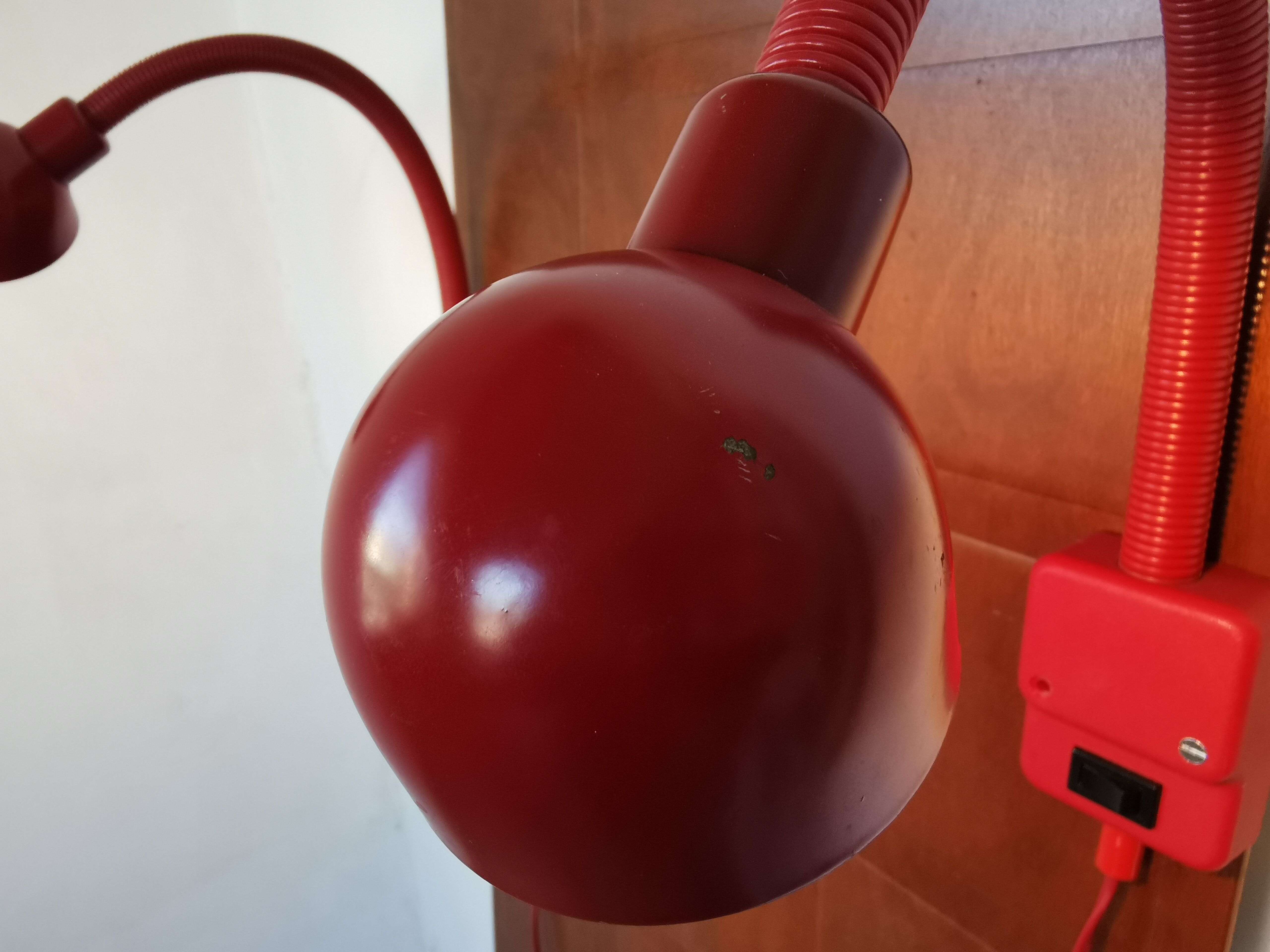 Pair of cobra sconces 1980