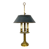 Lamp bouillotte bronze and brass Louis XVI style