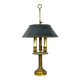 Lampe bouillotte bronze et laiton de style Louis XVI