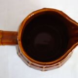 Saint Clément pitcher, rope pattern, vintage 1950s