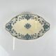 Plate model "Estrées", by U&C Sarreguemines, blue, 1900