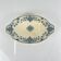 Plate model "Estrées", by U&C Sarreguemines, blue, 1900