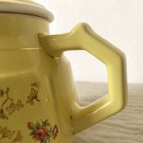 Old flowered teapot