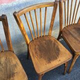 6 vintage baumann bistro chairs