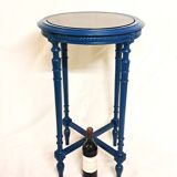 Napoleon III Modernized Guéridon Table in Blue