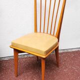 Series of 3 chairs vintage scandinavian style 60's 70's