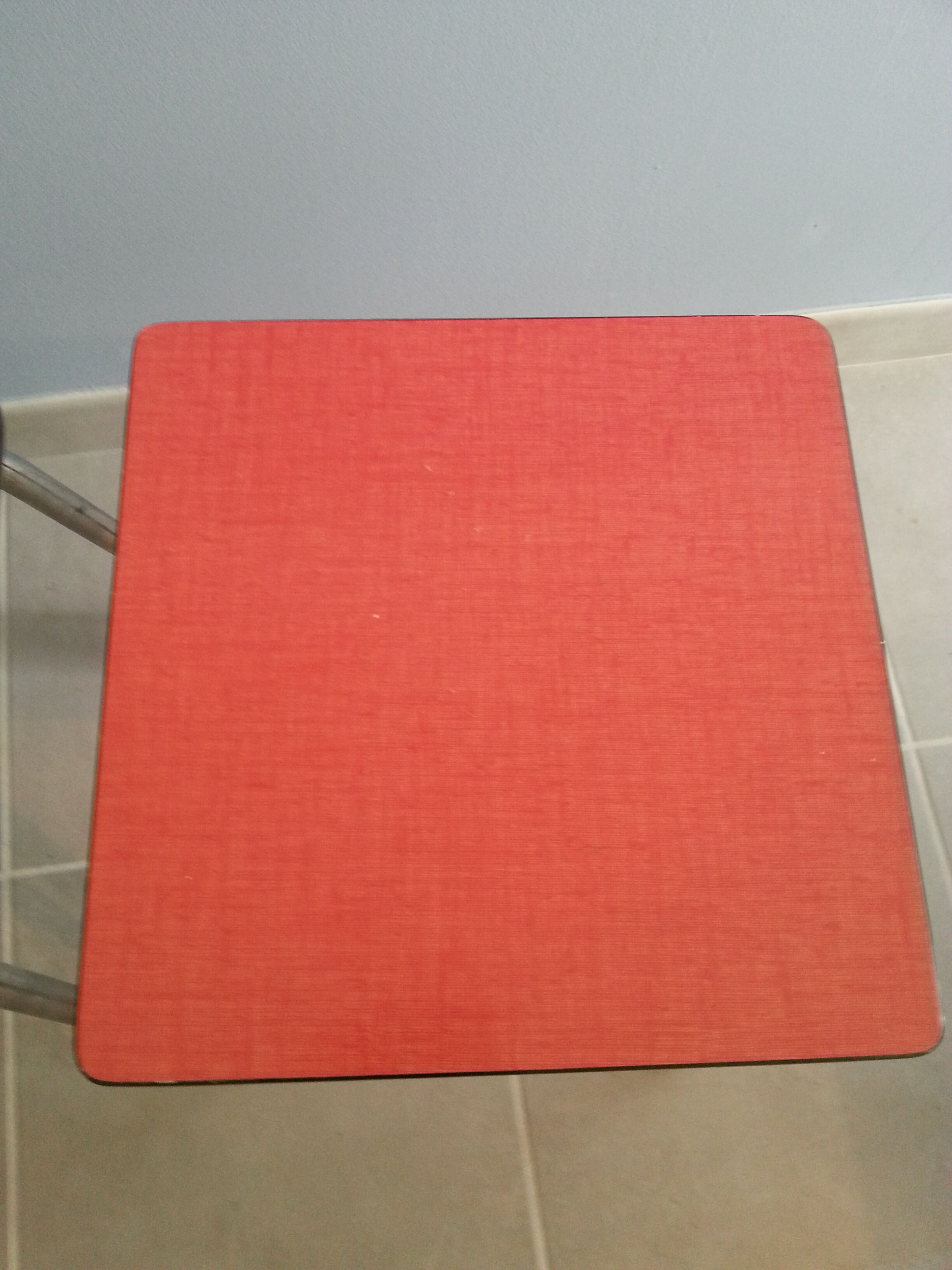 Lot 2 tabourets formica vintage