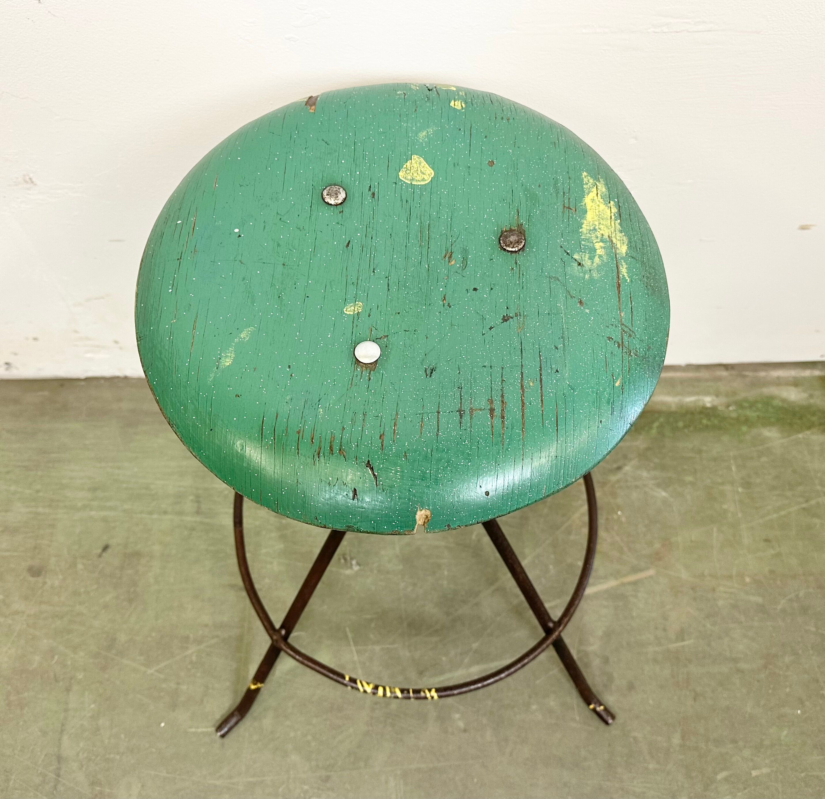 Industrial Workshop Swivel Stool, 1960s