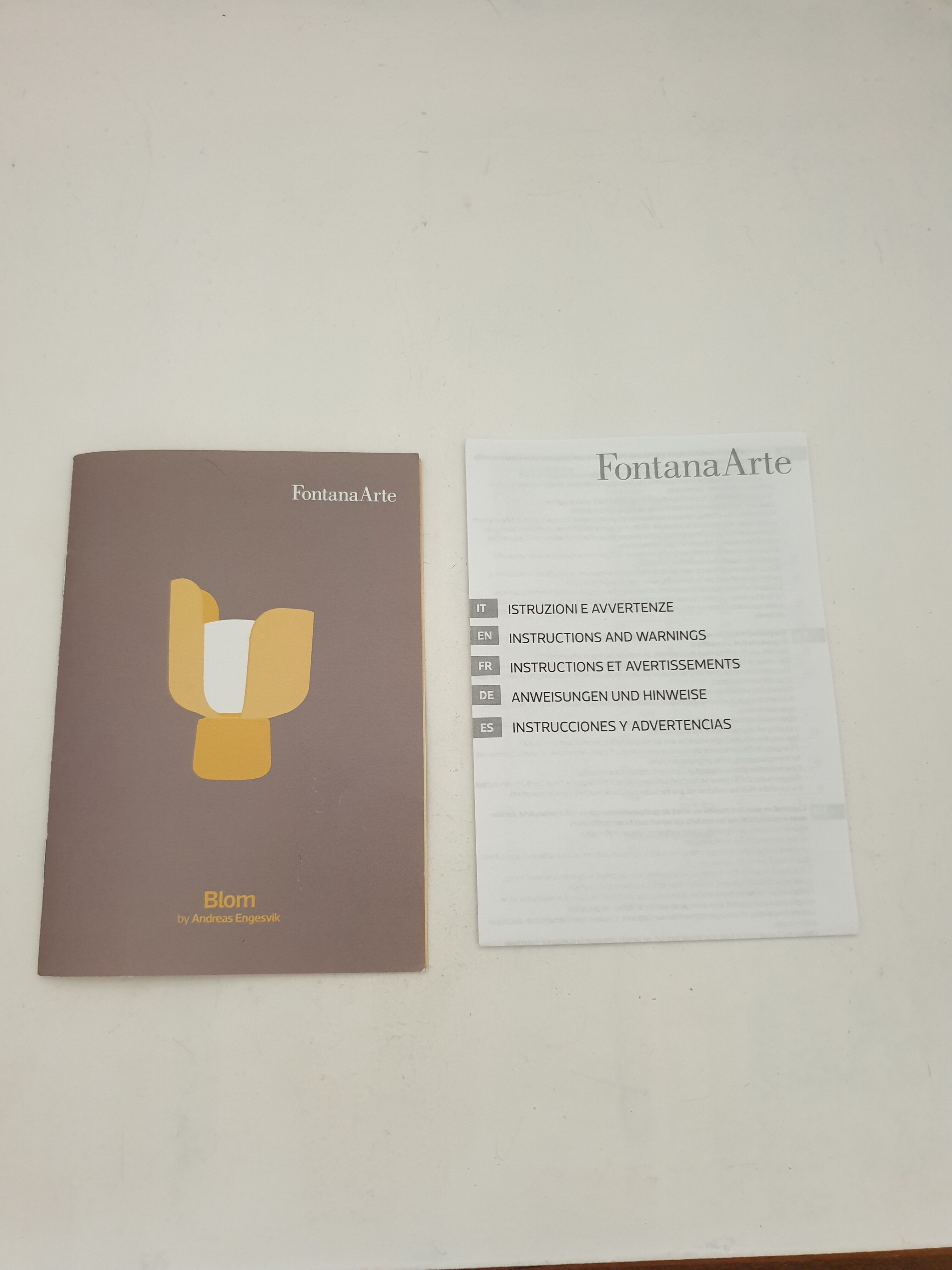 Lamp blom fontana arte