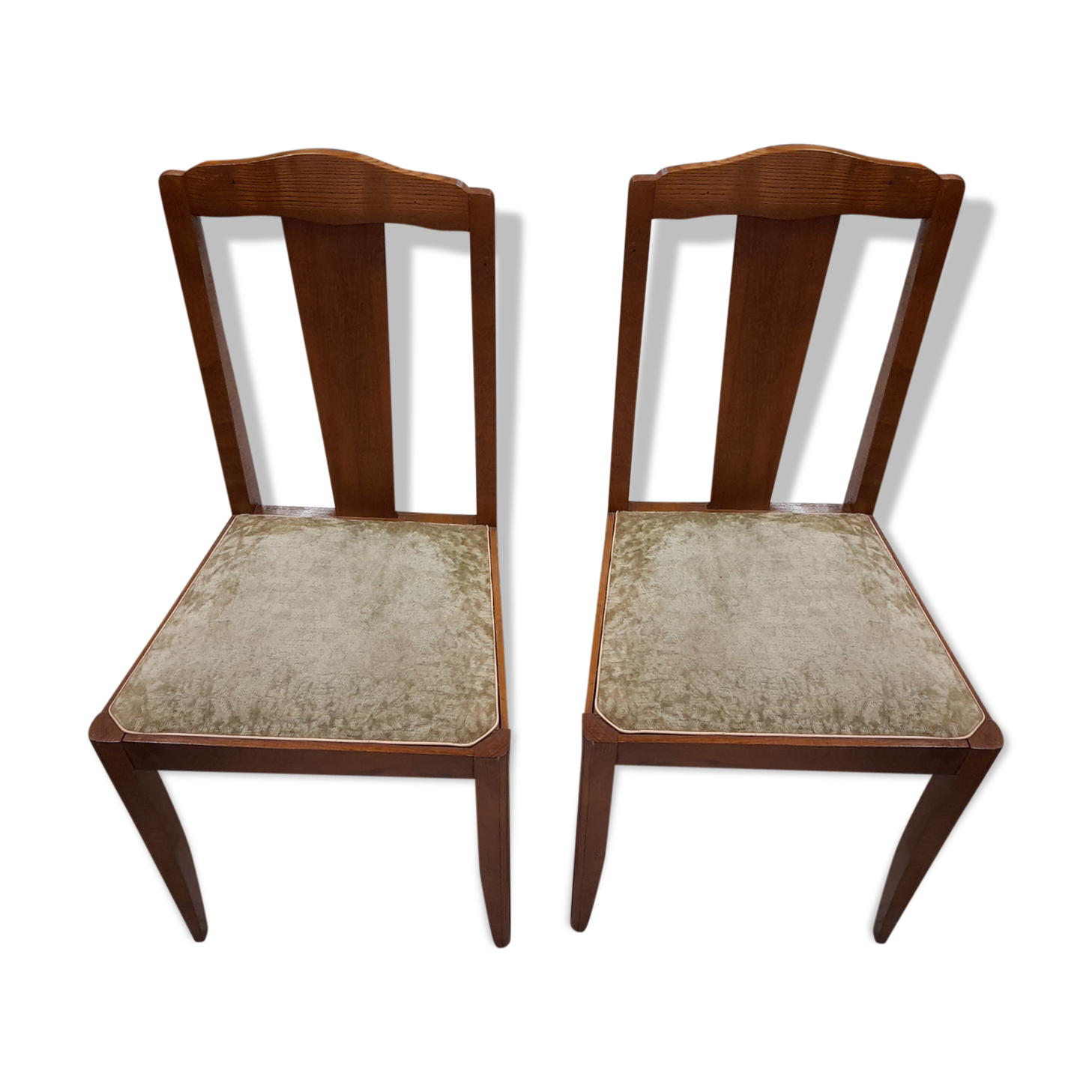 Paire de chaises art déco
