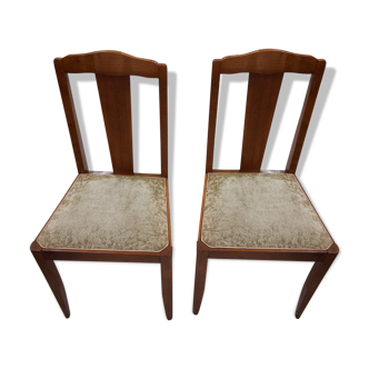 Paire de chaises art déco