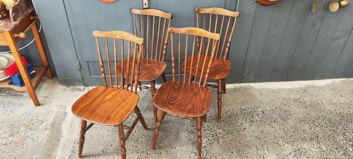 Set of 4 Baumann chairs