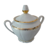 small sugar bowl made of sologne porcelain