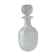 Old carved crystal decanter, star décor