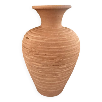 Contemporary terracotta vase