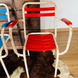 Set of 5 armchairs Tolix T2 50s