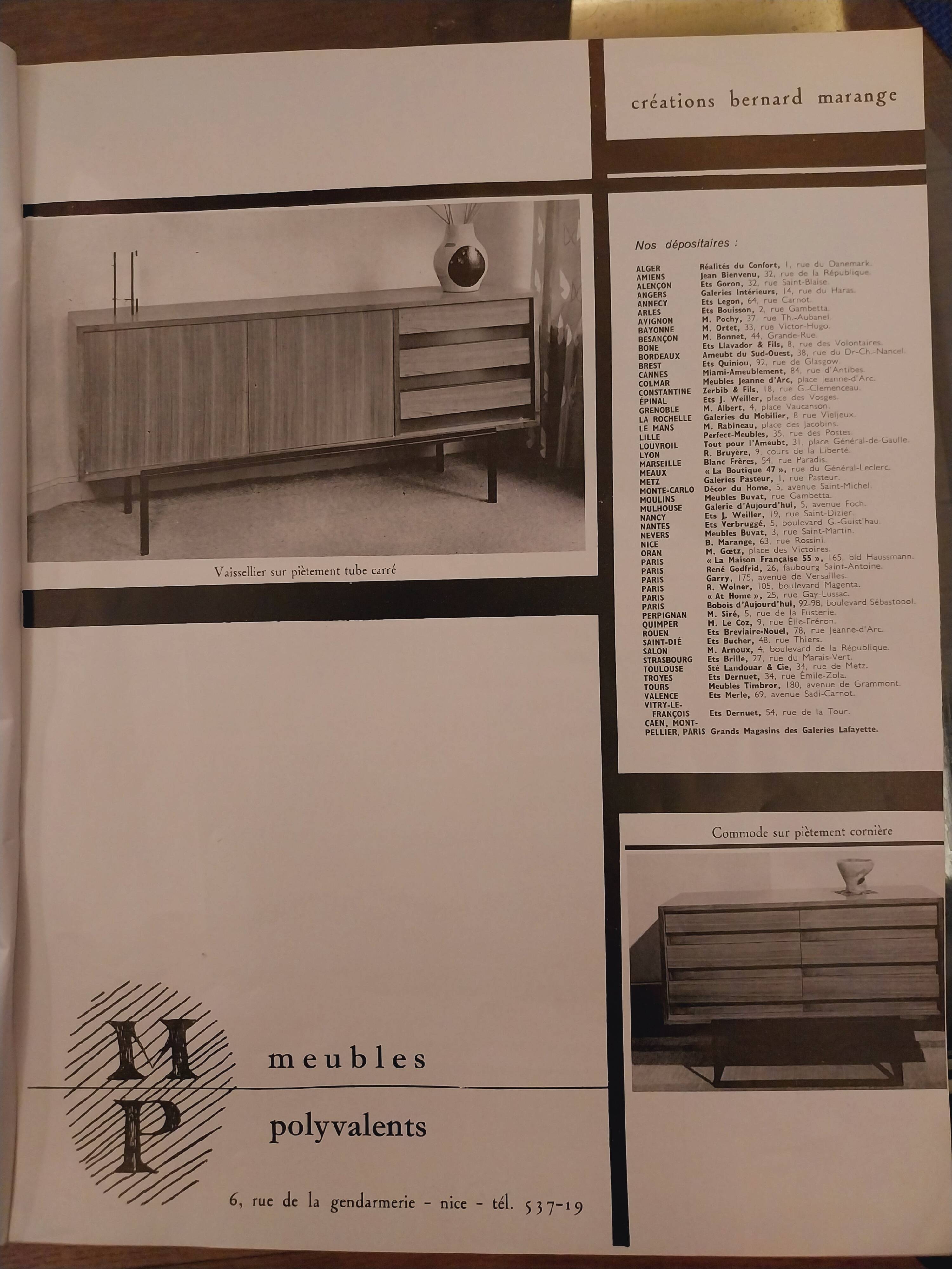 Bernard Marange Sideboard 1956