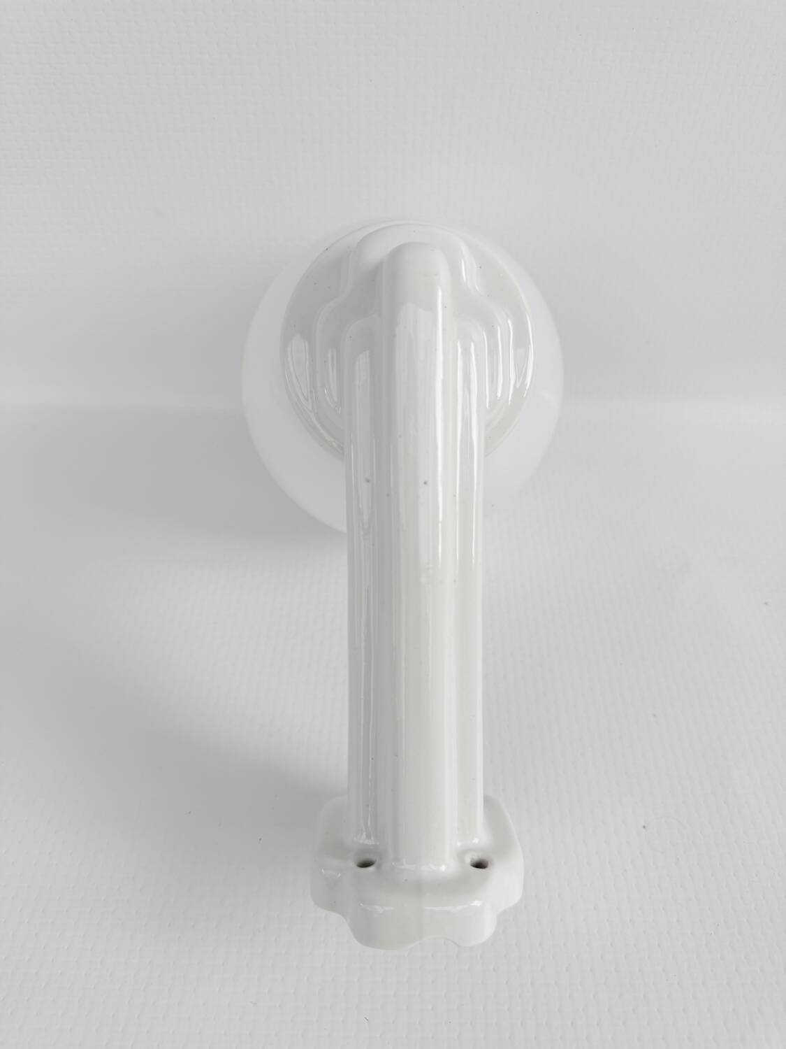 Antique art deco porcelain wall light