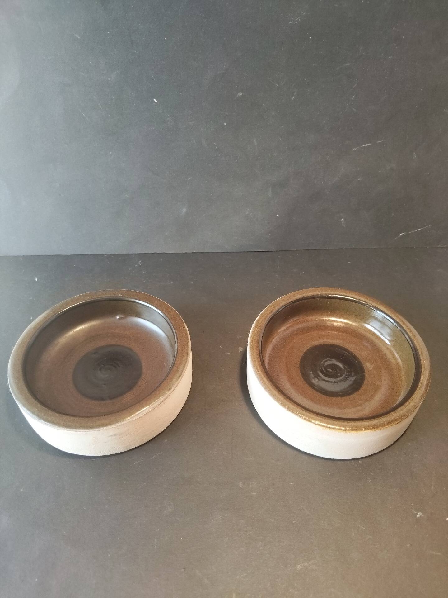 Pair of stoneware bowls by Frede Damgaard – Ebeltoft, Denmark