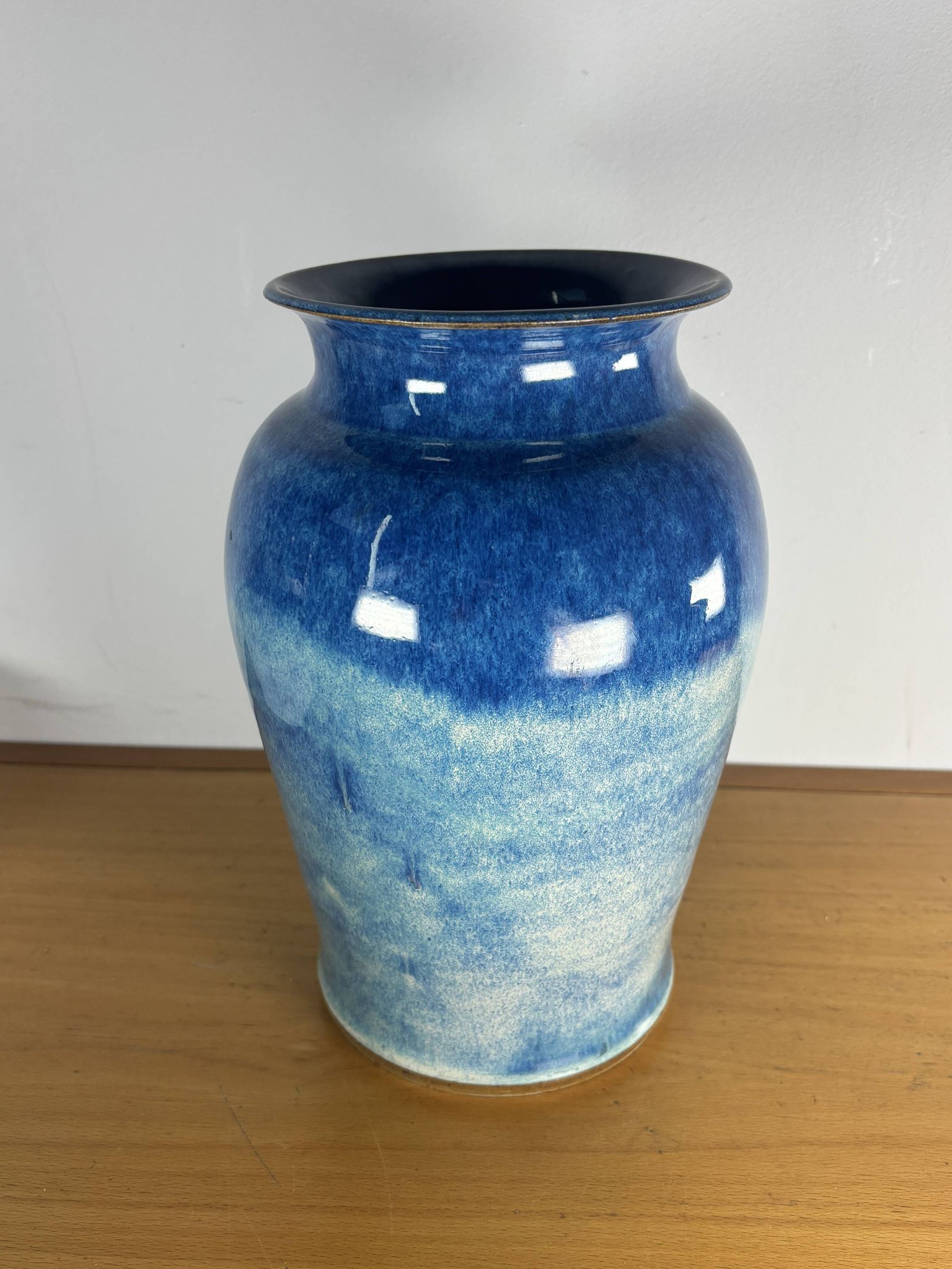 Accolay decorative vase, French ceramic 1960