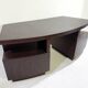 Wooden Art Deco Desk with Drawers, 1930s