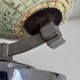 Antique French terrestrial globe – Chrome Art Deco base – Circa 1930 – Cart