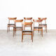 60s Schionning and Elgaard teak dining chair for Randers set/6