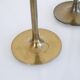 Set of 3 scandinavian brass candlesticks 1960