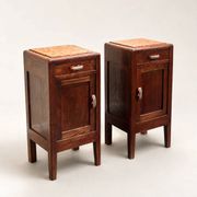 Tables de nuit Art Déco, Italie années 1930